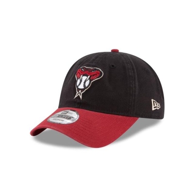 Black Arizona Diamondbacks Hat - New Era MLB Core Fit Alt 2 49FORTY Fitted Caps USA2943805